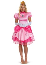 Womens Deluxe Princess Peach Alt 1