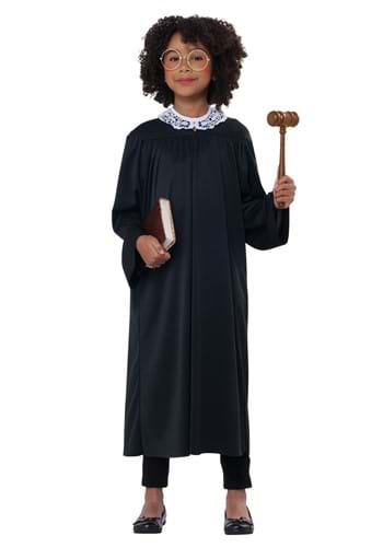 Kids 3 Piece Judge Kit Costume Alt 1