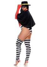 Womens Sexy Burger Burglar Costume Alt 2