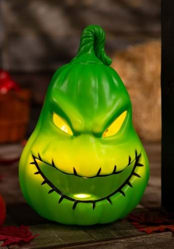 Nightmare Before Christmas Oogie Boogie Light Up Pumpkin-1