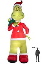Grinch Santa Inflatable Decor - Colossal Alt 5