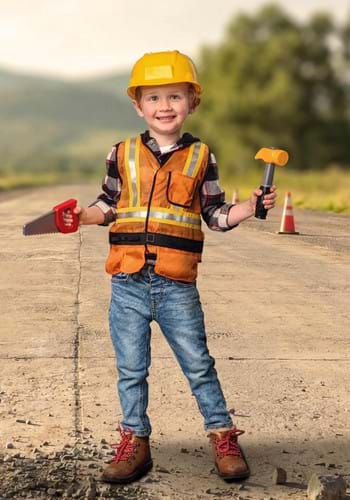 Toddler Construction Worker Costume Kit
