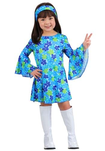 Toddler Wild Flower 70s Disco Dress Costume