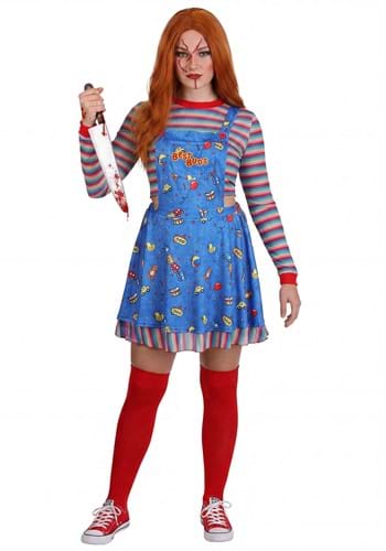 Womens Brutal Best Buddy Doll Costume