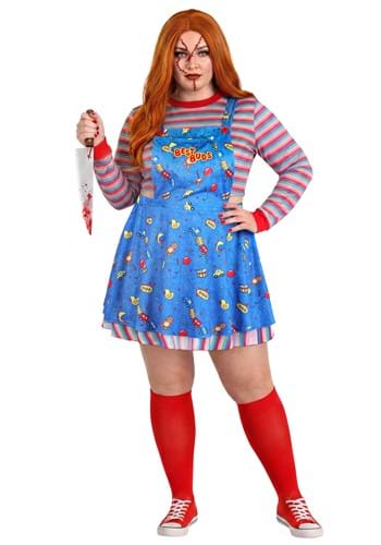 Plus Size Womens Brutal Best Buddy Doll Costume