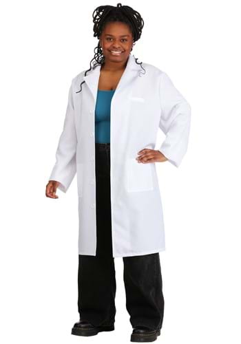 Plus Size Lab Coat Doctor Costume