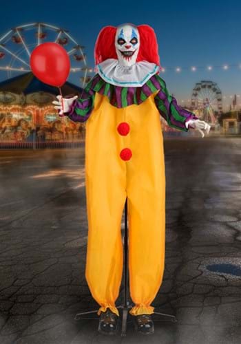 Nickles the Nightmare Clown Animatronic Decoration Main