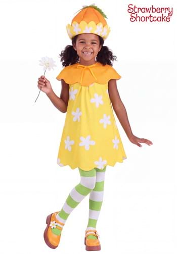 Kids Orange Blossom Strawberry Shortcake Costume