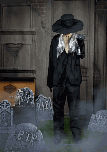 Ghastly Gravedigger Animatronic Decoration