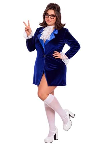 Plus Size Womens 60s Swinger Costume