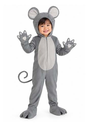 Toddler Grey Baby Mouse Costume upd