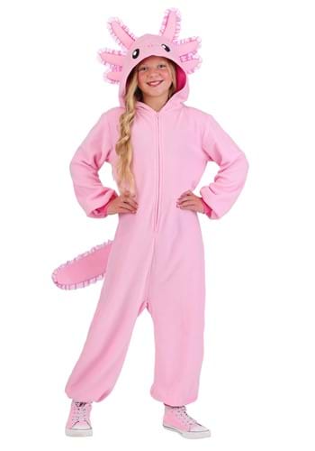 Pink Axolotl Child Costume
