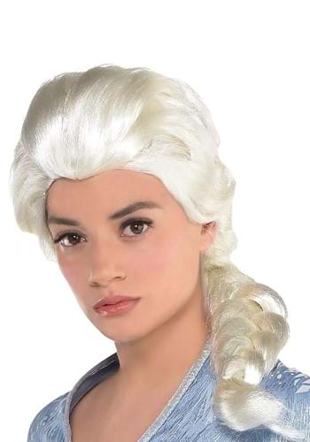 Child Adult Disney Frozen Elsa Costume Wig Alt 1