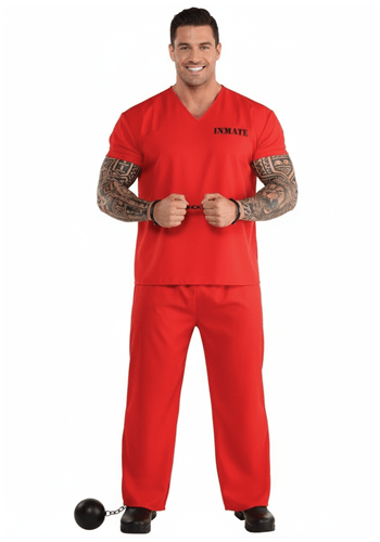 Incarcerated Uniform Costume Adult UPD