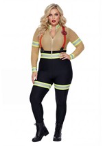 WOMENS FIREFIGHTER COSTUME Alt 1