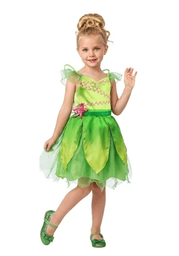 Girls Tinker Bell Classic Costume Dress