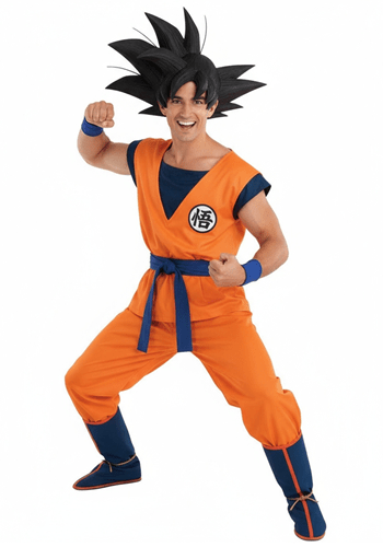 Dragon Ball Z Goku Costume Mens Main UPD