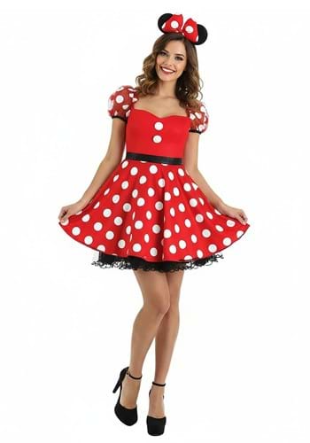 Women's Minnie Mouse Polka Dot Costume-update