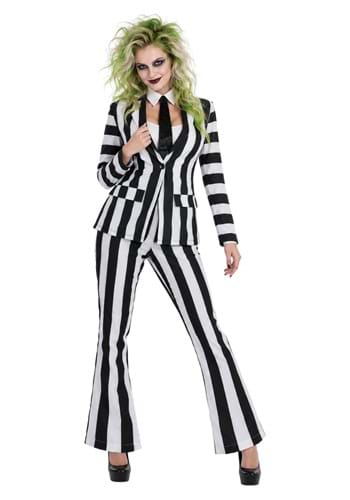 Womens Beetlejuice Classic Suit Costume UPD 1