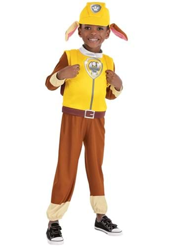 Boys Toddler Paw Patrol Rubble Costume