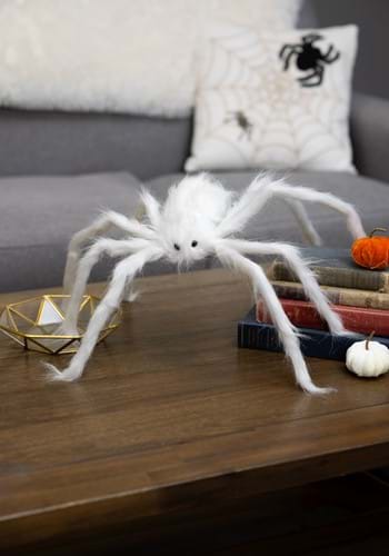 30 Inch White Widow Spider Prop Decoration