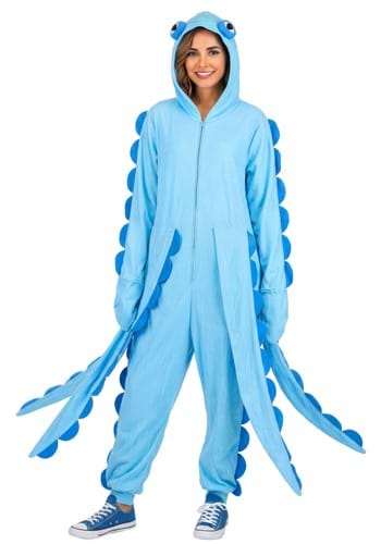 Adult Cozy Octopus Costume Onesie