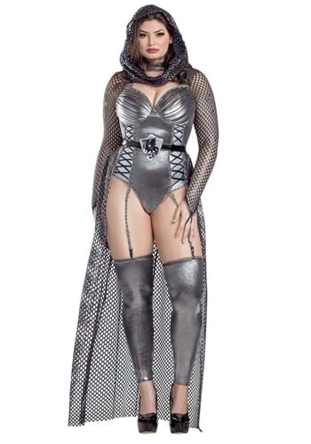 Plus Size Round Table Knight Costume for Women