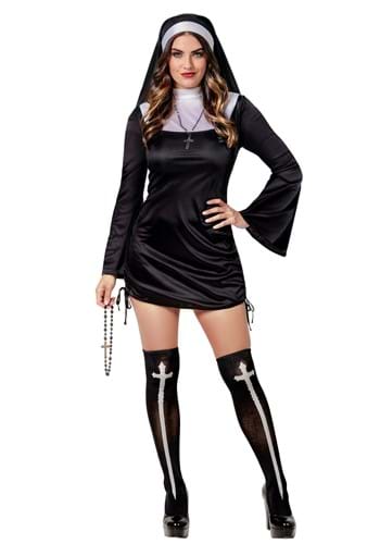 Womens Naughty Nun Mini Dress