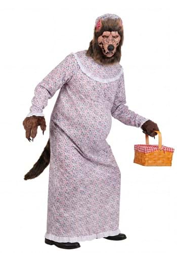 Mens Granny Wolf Costume