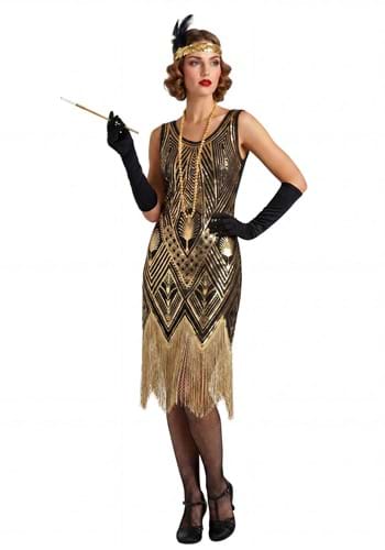 Womens Art Deco Flapper Costume
