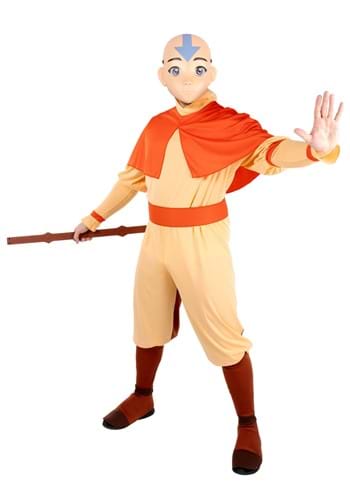 Mens Deluxe Aang Last Airbender Costume