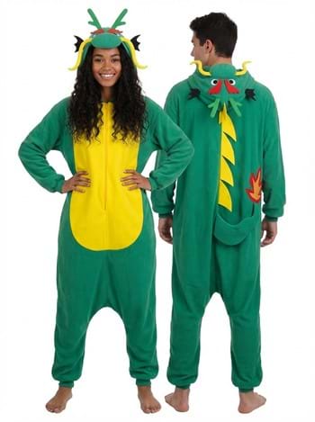 Adult Eastern Dragon Costume Onesie