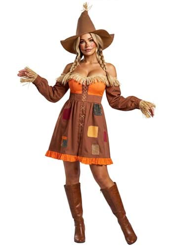Womens Perfectly Patched Scarecrow Costume