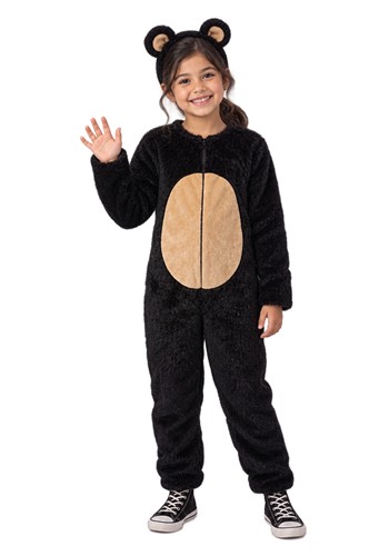 Kids Cute Black Bear Costume New Main
