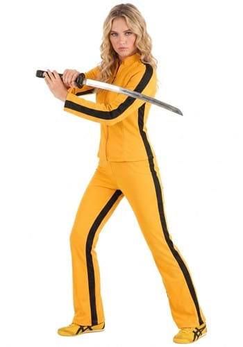 Womens Yellow Ninja Assassin Costume